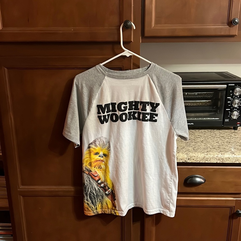 Disney Parks Star Wars Womens Medium Shirt !”Mighty Wookie” Chewbacca